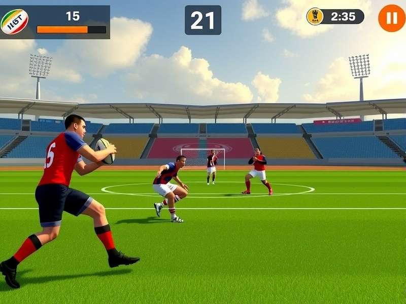 Rugby Conqueror India gameplay screenshot